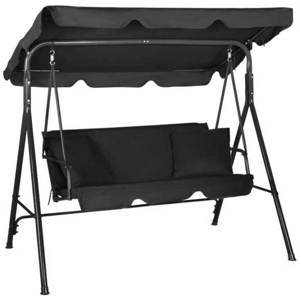Leagăn de grădină FunFit Relax 4067 (5717546) Black/ 200 kg photo 2