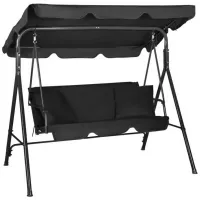 Садовые качели FunFit Relax 4067 (5717546) Черный/ 200 кг photo 2