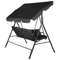 Садовые качели FunFit Relax 4067 (5717546) Черный/ 200 кг photo 4