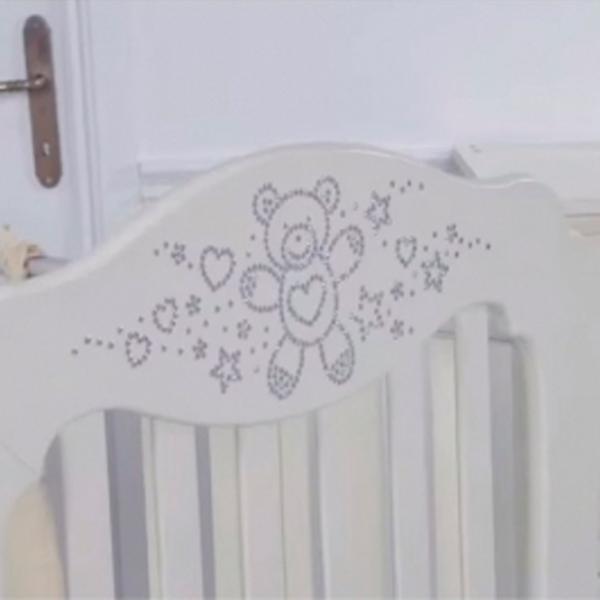 Pat pentru copii Baby Expert Diamante 0 luni - 5 ani/ White photo 2