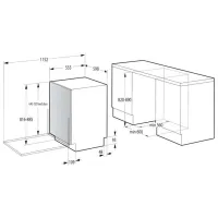 Mașină de spălat vase Gorenje GV643D90 Full size / Black photo 9