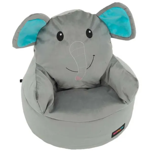 Fotoliu Bean Bag Tempo Kondela SitOnMe Baby Elephant Typ 2 M Stofă/ Polistiren expandat/ Gray photo 2