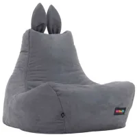 Fotoliu Bean Bag Tempo Kondela SitOnMe Lapin M Stofă/ Polistiren expandat/ Gray photo 2