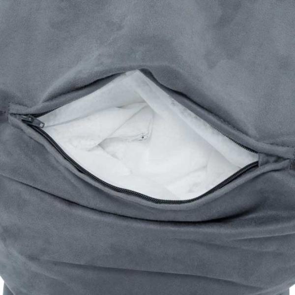 Fotoliu Bean Bag Tempo Kondela SitOnMe Lapin M Stofă/ Polistiren expandat/ Gray photo 3