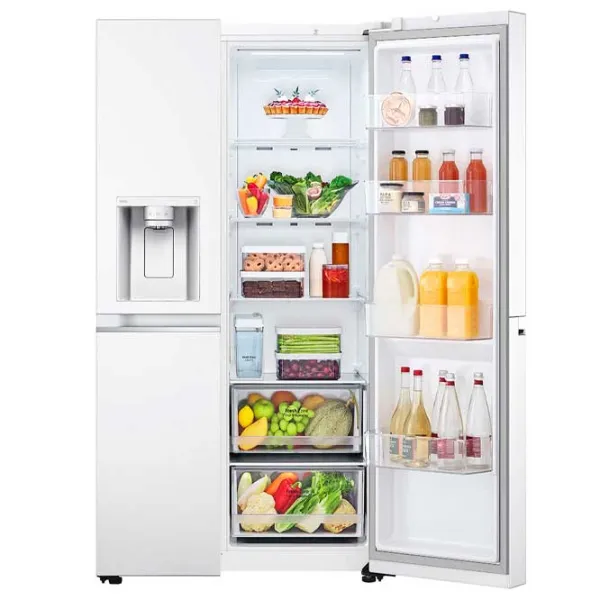 Frigider LG GSLV71SWTM cu congelator jos  / 179 cm / White photo 5