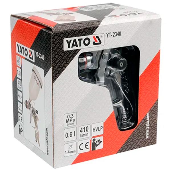 Aerograf Yato YT2340 0.6 l/ Gray photo 3