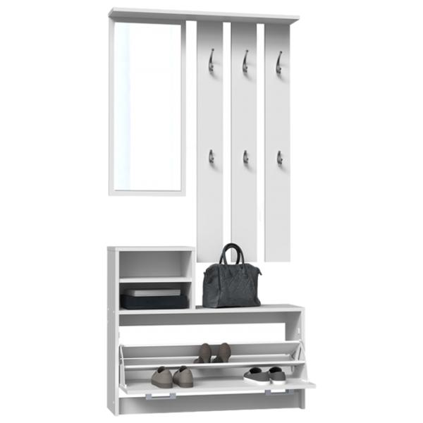 Комплект для прихожей TopEshop Gar ДСП/ White photo 2 Комплект для прихожей TopEshop Gar ДСП/ White photo 2