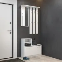 Комплект для прихожей TopEshop Gar ДСП/ White photo 3