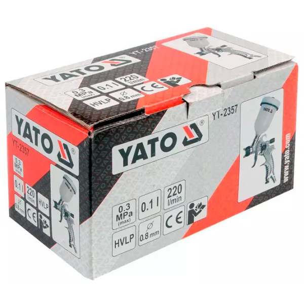 Aerograf Yato YT-2357 1 l/ Gray photo 4