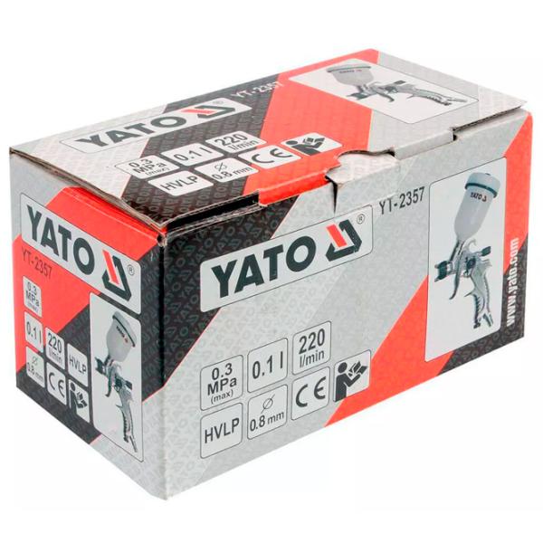 Aerograf Yato YT-2357 1 l/ Gray photo 4