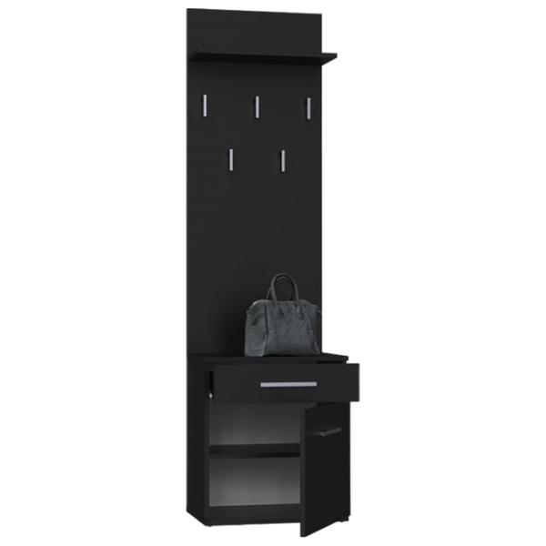 Dulap pentru antreu TopEshop Duo 50 PAL/ Black Matt photo 2