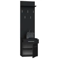 Dulap pentru antreu TopEshop Duo 50 PAL/ Black Matt photo 2