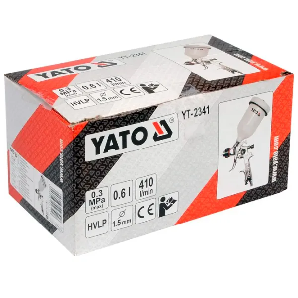 Aerograf Yato YT2341 0.6 l/ Inox photo 4
