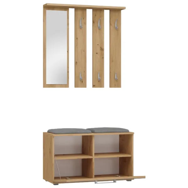 Set pentru antreu TopEshop Opal II PAL/ Stejar artisan photo 3