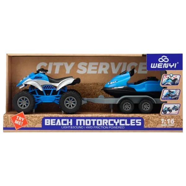 Квадроцикл Wenyi WY400B-2 Серый Синий photo 5 Квадроцикл Wenyi WY400B-2 Серый Синий photo 5