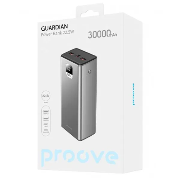 Power Bank Proove Guardian 30000 mAh/ Silver photo 3