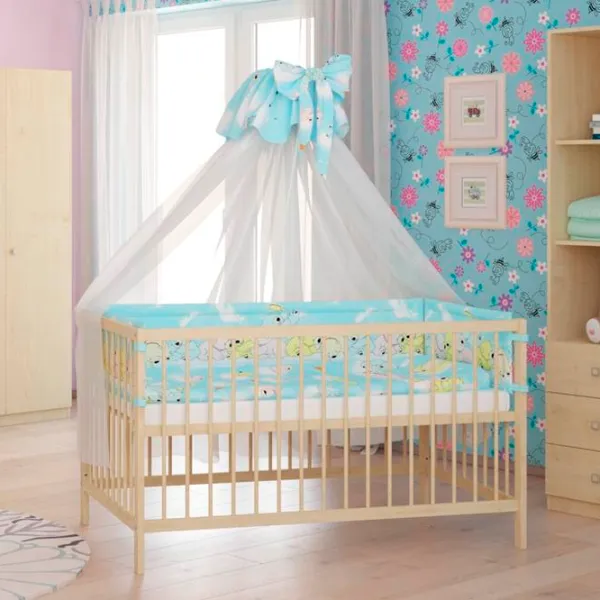 Pat pentru copii Polini Kids simple 101 0 luni - 3 ani/ Natural photo 5