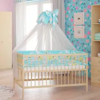 Pat pentru copii Polini Kids simple 101 0 luni - 3 ani/ Natural photo 5