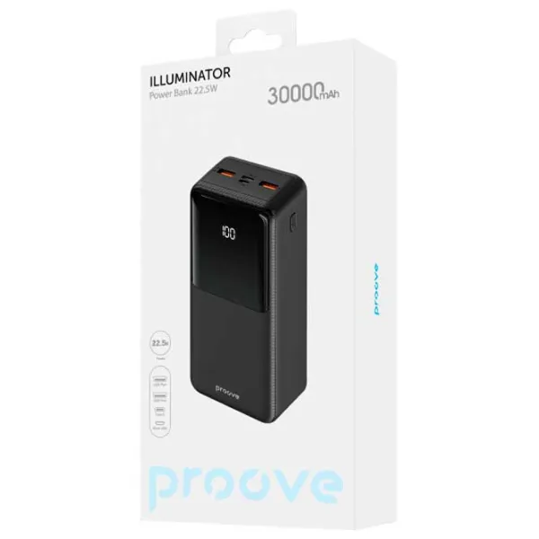 Power Bank Proove Illuminator 10000 мАч/ Черный photo 2