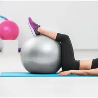 Fitball Yate Gymball 55 cm/ Gray photo 2