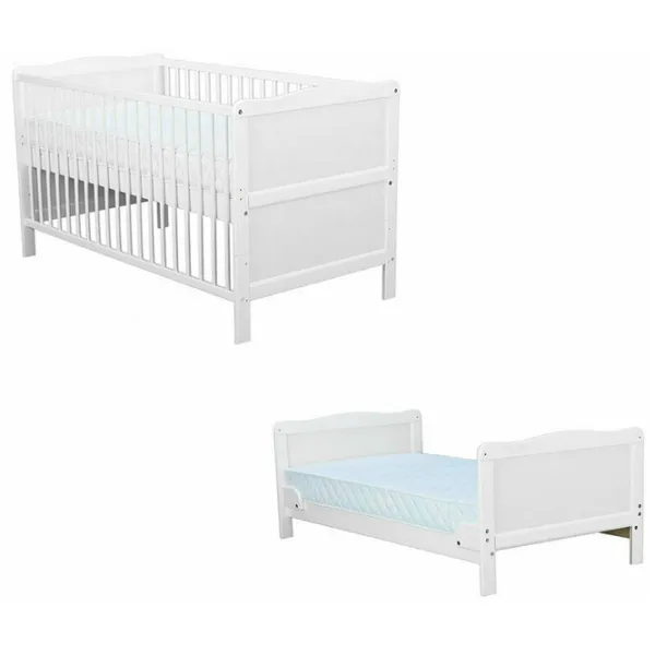 Pat pentru copii BabyNeeds Nadia 0 luni - 7 ani/ White photo 5 Pat pentru copii BabyNeeds Nadia 0 luni - 7 ani/ White photo 5