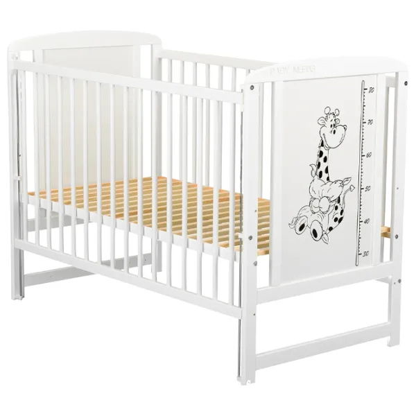 Pat pentru copii BabyNeeds Timmi Girafa 0 luni - 4 ani/ White photo 3