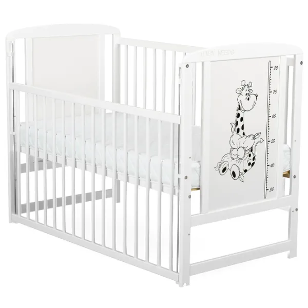 Pat pentru copii BabyNeeds Timmi Girafa 0 luni - 4 ani/ White photo 5