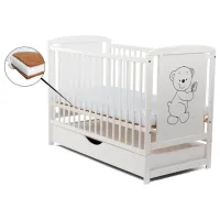 Детская кровать BabyNeeds Timmi 0 месяцев - 4 года/ Белый photo 2