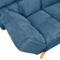 Canapea DecoPrim LM-58 (0007697) Velvet / Blue photo 7