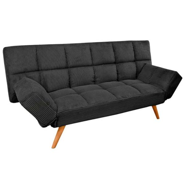 Canapea DecoPrim LM-58 (0007697) Velvet / Black photo 2