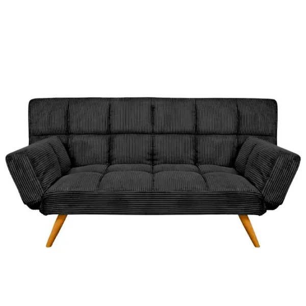 Canapea DecoPrim LM-58 (0007697) Velvet / Black photo 3