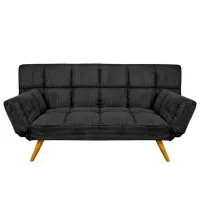 Canapea DecoPrim LM-58 (0007697) Velvet / Black photo 3