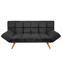 Canapea DecoPrim LM-58 (0007697) Velvet / Black photo 4