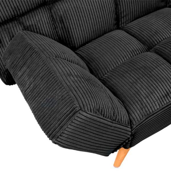 Canapea DecoPrim LM-58 (0007697) Velvet / Black photo 5