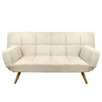 Canapea DecoPrim LM-58 (0007695) Velvet / White photo 3