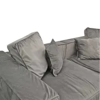 Canapea DecoPrim Fold (0006958) Stofă/ Gray photo 4