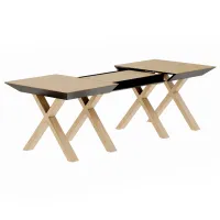 Кухонный стол раскладной DecoPrim Madrid Natural Wood МДФ/ Коричневый photo 2