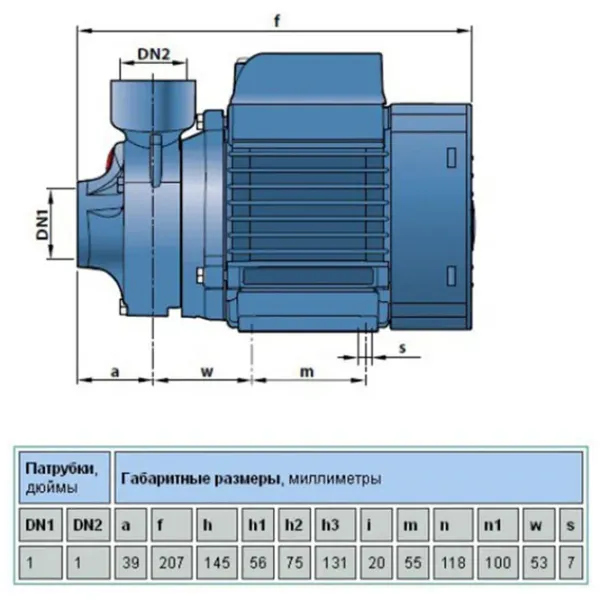 Поверхностный насос Pedrollo PKm65 800 Вт 3000 л/ ч photo 2