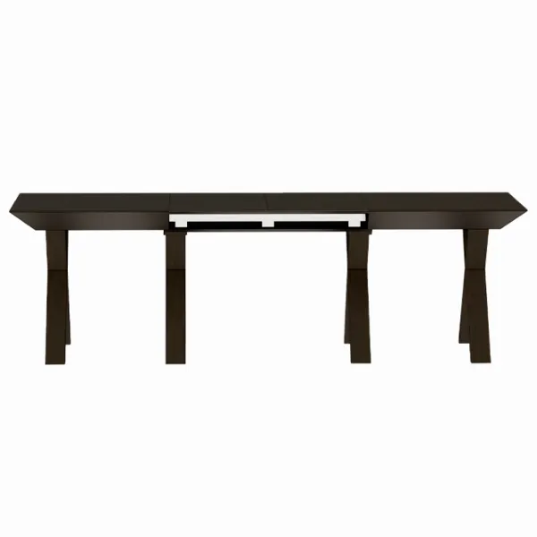 Кухонный стол раскладной DecoPrim Madrid Black Top+Black Legs МДФ/ Черный photo 6