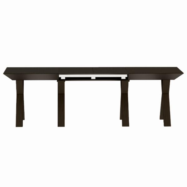 Кухонный стол раскладной DecoPrim Madrid Black Top+Black Legs МДФ/ Черный photo 6