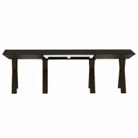 Masă de bucătărie extensibilă DecoPrim Madrid Black Top+Black Legs MDF/ Black photo 6