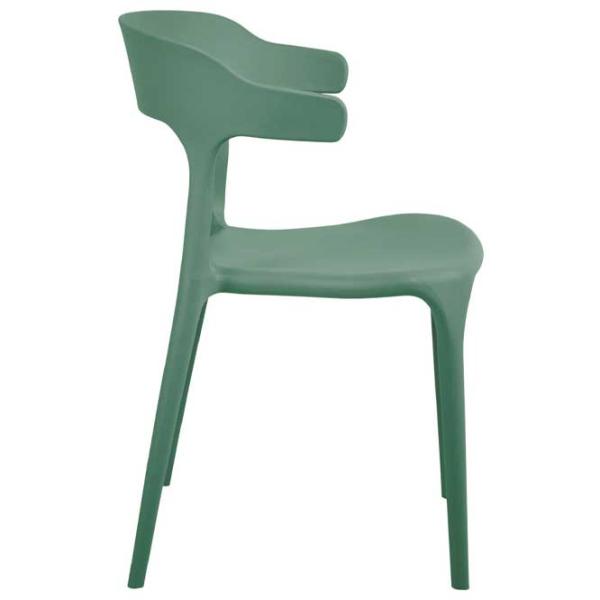Scaun de bucătărie DecoPrim Spring Plastic/ Green photo 2 Scaun de bucătărie DecoPrim Spring Plastic/ Green photo 2