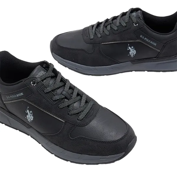 Adidași pentru bărbați U.S. Polo Assn. Dextery 3PR 40/ Black photo 4 Adidași pentru bărbați U.S. Polo Assn. Dextery 3PR 40/ Black photo 4
