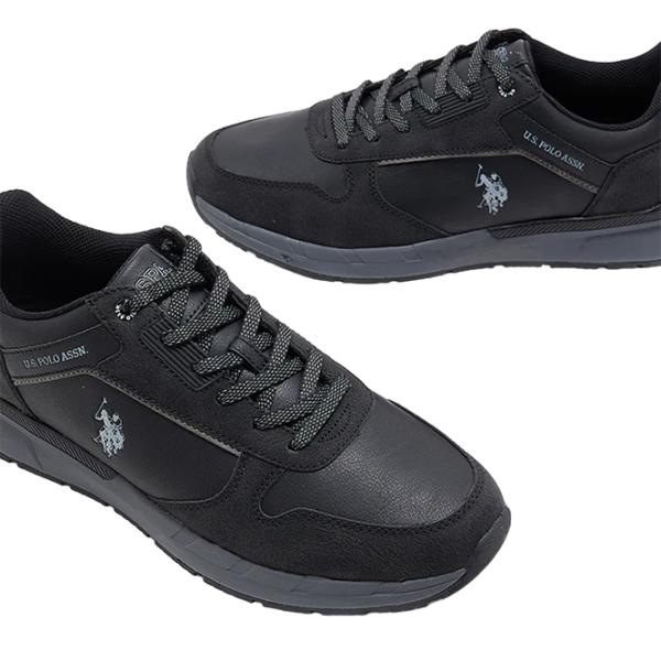 Adidași pentru bărbați U.S. Polo Assn. Dextery 3PR 41/ Black photo 4 Adidași pentru bărbați U.S. Polo Assn. Dextery 3PR 41/ Black photo 4