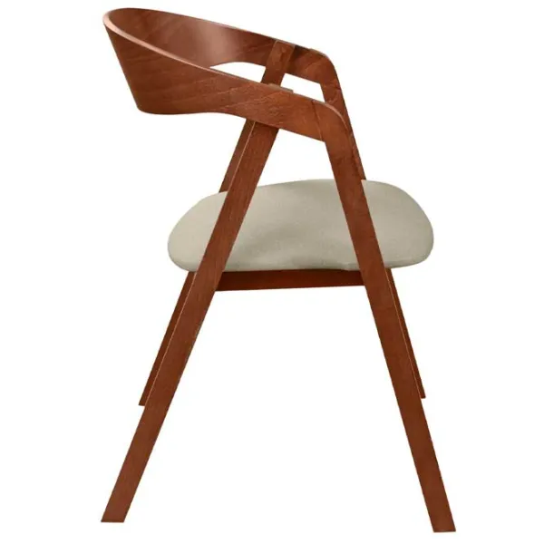 Scaun de bucătărie DecoPrim Guru Ambrella 09 Stofă/ Brown photo 3 Scaun de bucătărie DecoPrim Guru Ambrella 09 Stofă/ Brown photo 3