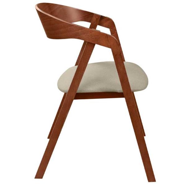 Scaun de bucătărie DecoPrim Guru Ambrella 09 Stofă/ Brown photo 3 Scaun de bucătărie DecoPrim Guru Ambrella 09 Stofă/ Brown photo 3