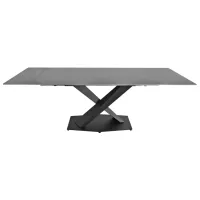 Masă de bucătărie extensibilă DecoPrim Helios Ceramică/ Gray photo 3