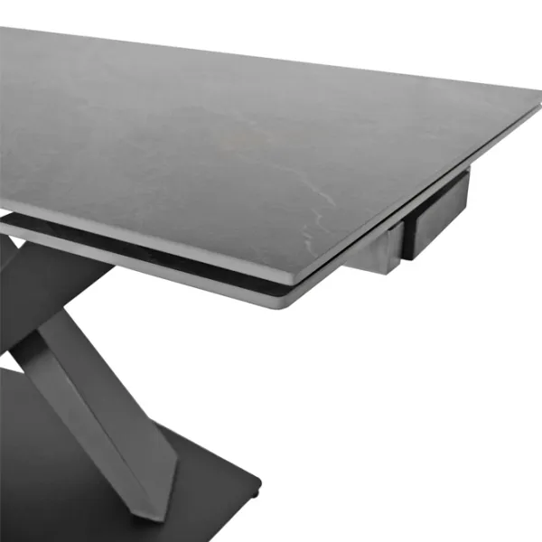 Masă de bucătărie extensibilă DecoPrim Helios Ceramică/ Gray photo 4 Masă de bucătărie extensibilă DecoPrim Helios Ceramică/ Gray photo 4