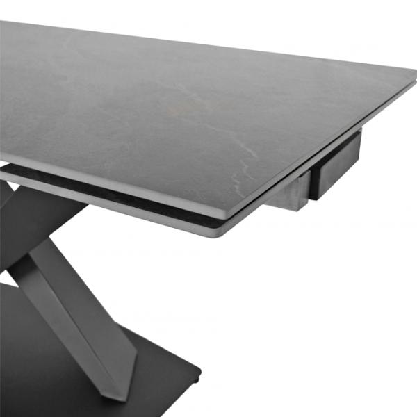 Masă de bucătărie extensibilă DecoPrim Helios Ceramică/ Gray photo 4 Masă de bucătărie extensibilă DecoPrim Helios Ceramică/ Gray photo 4