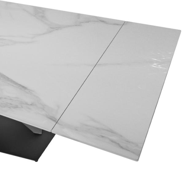 Masă de bucătărie extensibilă DecoPrim Helios Ceramică/ White photo 4 Masă de bucătărie extensibilă DecoPrim Helios Ceramică/ White photo 4